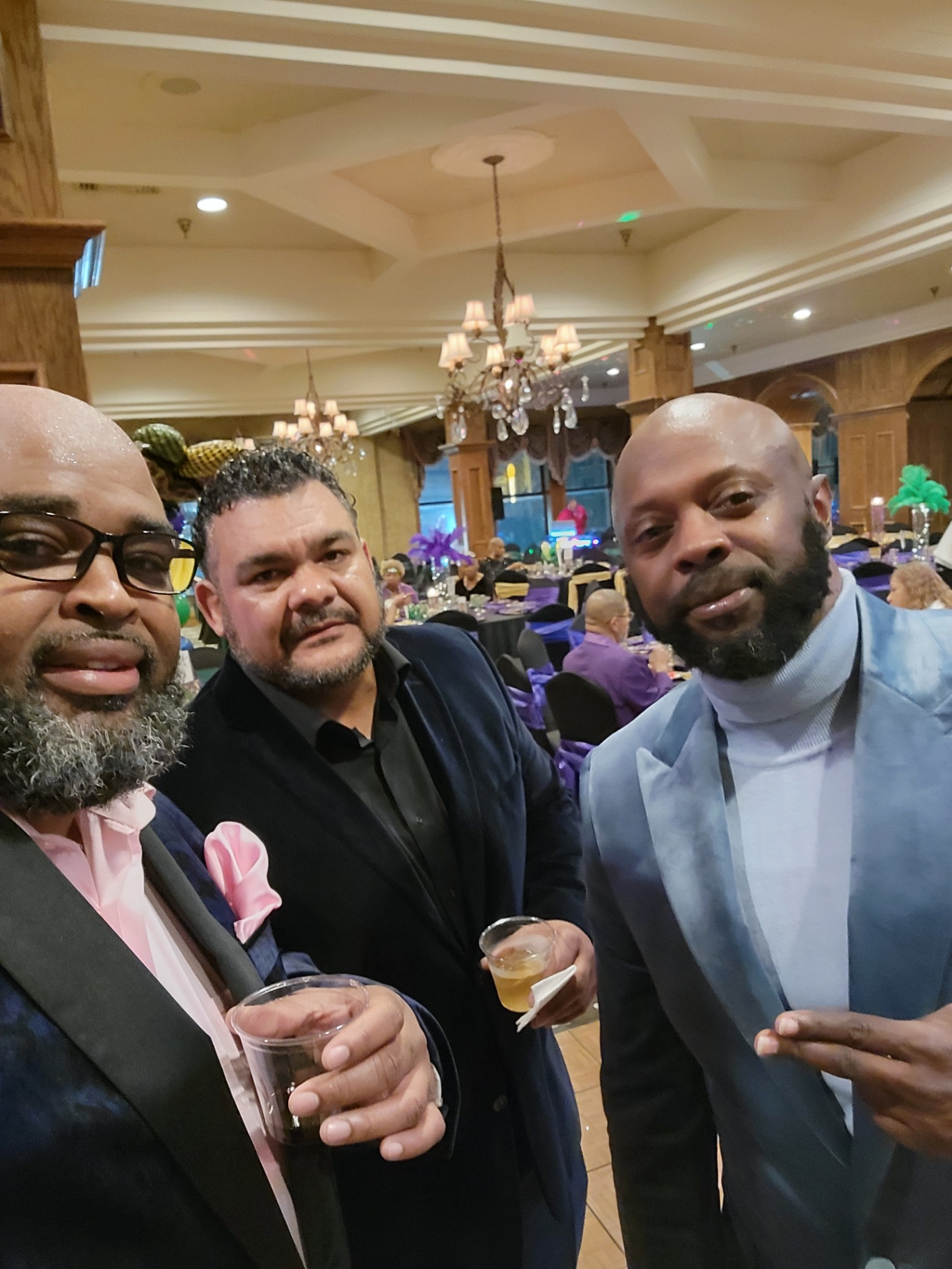 Supporters at the Mardi Gras Ball