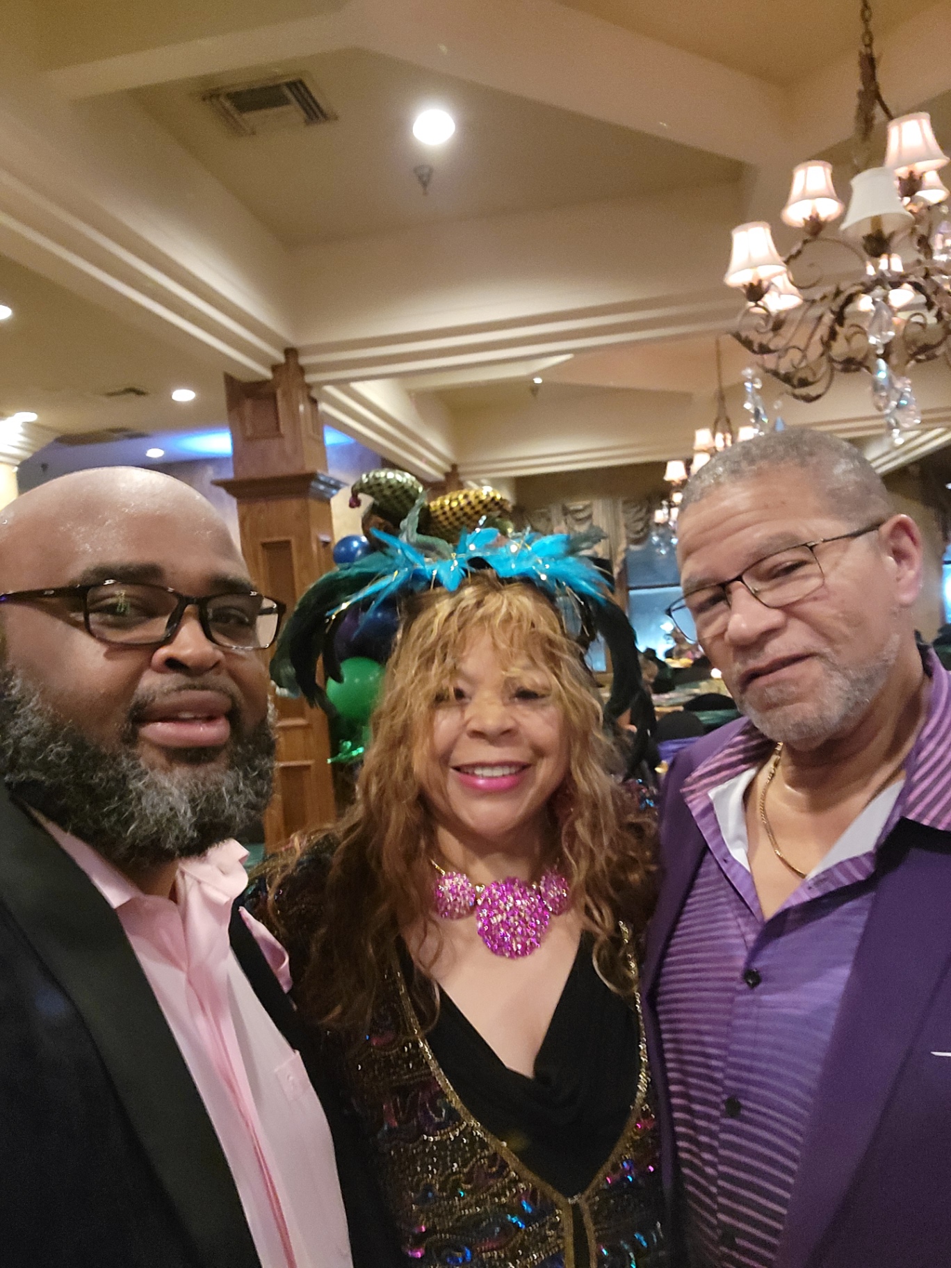 Mardi Gras Ball guests